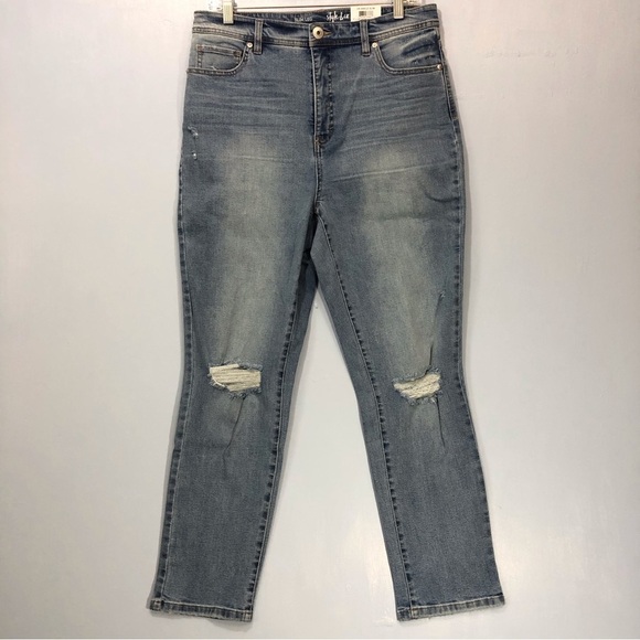 Style & Company Slim Distressed Ankle Jeans NEW - Picture 1 of 6